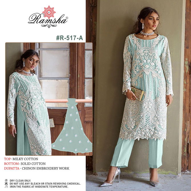 Ramsha R 517 Festive Wear Wholesale Designer Pakistani Suits
